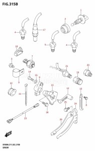 DF300A From 30002P-240001 (E40)  2022 drawing SENSOR (L-TRANSOM)