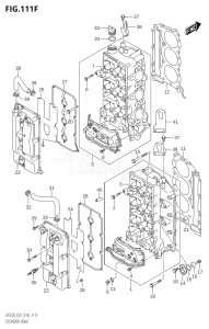 20002Z-610001 (2016) 200hp E01 E40-Gen. Export 1 - Costa Rica (DF200Z) DF200Z drawing CYLINDER HEAD (DF225T:E40)