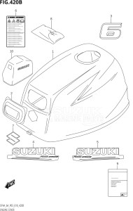 00403F-810001 (2018) 4hp P03-U.S.A (DF4A) DF4A drawing ENGINE COVER (DF6A)