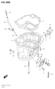 DF70A From 07003F-510001 (E01 E40)  2015 drawing OIL PAN (DF80A:E01)