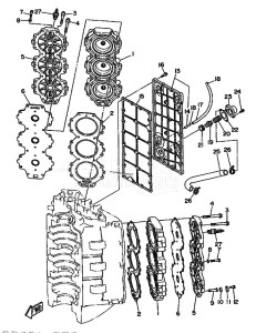 250A drawing CYLINDER--CRANKCASE-2