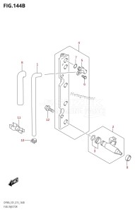 DF80A From 08002F-510001 (E01 E40)  2015 drawing FUEL INJECTOR (DF70A:E40)