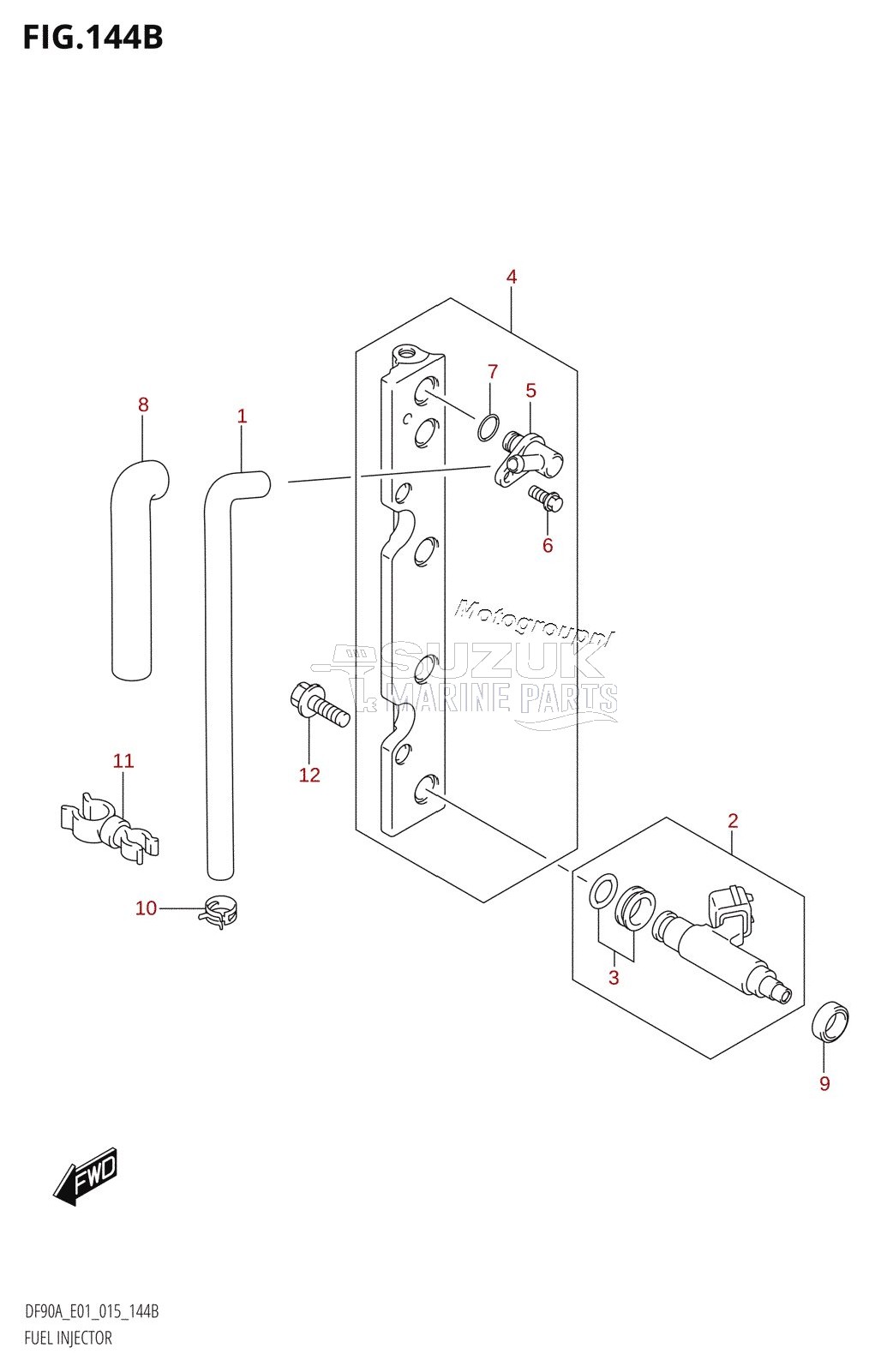 FUEL INJECTOR (DF70A:E40)