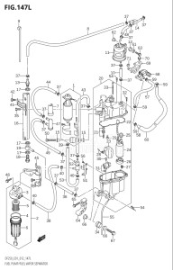 20002F-210001 (2012) 200hp E01 E40-Gen. Export 1 - Costa Rica (DF200T) DF200 drawing FUEL PUMP / FUEL VAPOR SEPARATOR (DF250Z:E01)