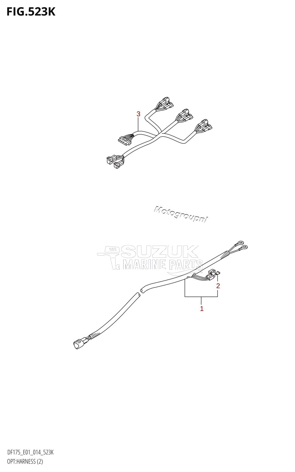 OPT:HARNESS (2) (DF175T:E40)