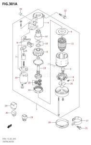 DF90 From 09001F-680001 (E03)  2006 drawing STARTING MOTOR