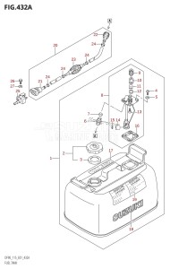 DF115T From 11501F-680001 (E01 E40)  2006 drawing FUEL TANK