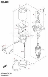 DF30A From 03003F-510001 (P01 P40)  2015 drawing STARTING MOTOR (DF30ATH:P01)