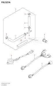 DF225Z From 22503Z-710001 (E01 E40)  2017 drawing OPT:HARNESS