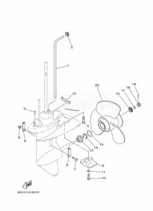 FT9-9LMHL drawing LOWER-CASING-x-DRIVE-2