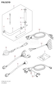 DF140A From 14003F-310001 (E01 E40)  2013 drawing OPT:HARNESS (DF140AZ:E40)