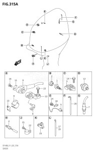 11506F-340001 (2023) 115hp E11 E40-Gen. Export 1-and 2 (DF115BT) DF115BT drawing SENSOR