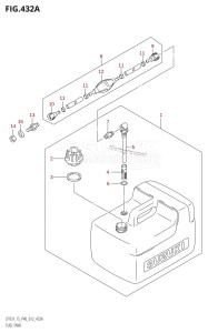 DT15 From 01504-210001 (P40)  2012 drawing FUEL TANK (DT9.9K:P40)