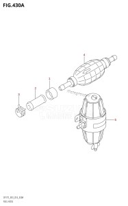 DF150Z From 15002Z-410001 (E03)  2014 drawing FUEL HOSE