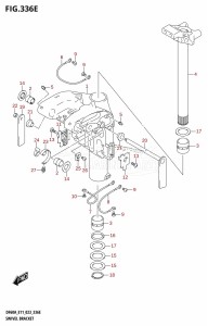 DF40A From 04003F-140001 (E01 E11)  2021 drawing SWIVEL BRACKET (DF60ATH)