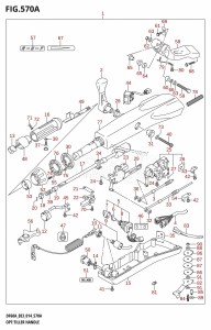 DF60A From 06002F-410001 (E03)  2014 drawing OPT:TILLER HANDLE (DF40A)