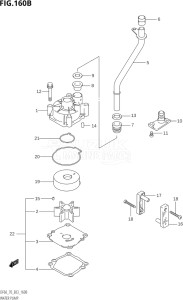 06001F-980001 (2009) 60hp E03-USA (DF60TK9) DF60 drawing WATER PUMP (K8,K9)