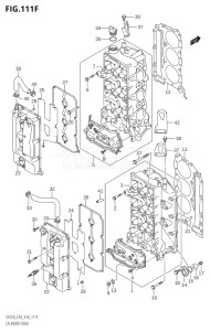 20002F-410001 (2014) 200hp E03-USA (DF200T) DF200 drawing CYLINDER HEAD (DF250Z:E03)