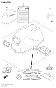 DT9.9A From 00996 -710001 (P36-)  2017 drawing ENGINE COVER (DT15A:P36)