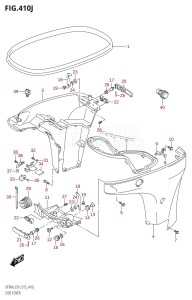 DF70A From 07003F-510001 (E01 E40)  2015 drawing SIDE COVER (DF90ATH:E01)