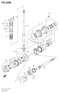 DF115Z From 11501Z-980001 (E01 E40)  2009 drawing TRANSMISSION (DF115Z,DF115WZ)