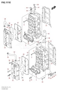 DF200 From 20002F-510001 (E03)  2015 drawing CYLINDER HEAD (DF250T:E03)