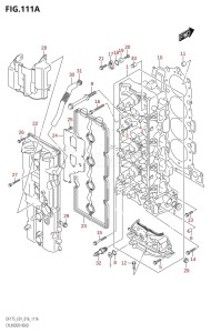 DF175TG From 17502F-610001 (E01 E40)  2016 drawing CYLINDER HEAD (DF150T:E01)