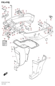 DF225T From 22503F-710001 (E03)  2017 drawing SIDE COVER (DF250ST:E03:X-TRANSOM)