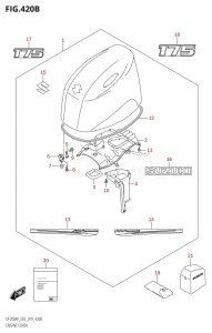 DF150AP From 15003P-910001 (E03)  2019 drawing ENGINE COVER (DF175AP)