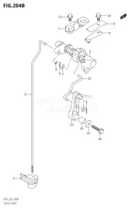 DF25 From 02503F-010001 (E03)  2010 drawing CLUTCH SHAFT (DF25R)