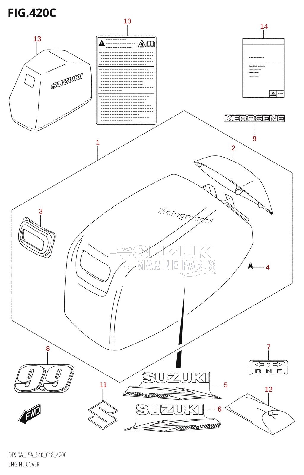 ENGINE COVER (DT9.9AK)