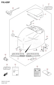 DF40A From 04004F-040001 (E34-Italy)  2020 drawing ENGINE COVER (DF60A:E01)