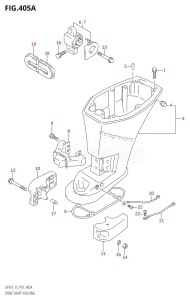 DF9.9 From 00992F-980001 (P01)  2009 drawing DRIVE SHAFT HOUSING