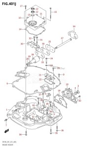 DF225T From 22503F-210001 (E01)  2012 drawing ENGINE HOLDER (DF250T:E01)