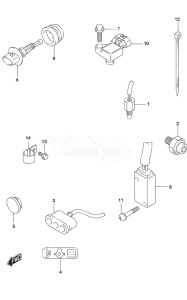 Outboard DF 30A drawing Sensor/Switch Remote Control