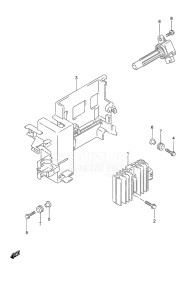 Outboard DF 70A drawing Rectifier/Ignition Coil