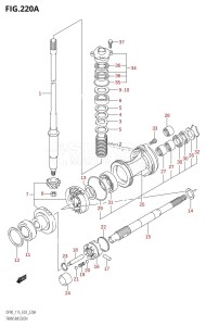 DF115T From 11501F-780001 (E03)  2007 drawing TRANSMISSION (DF90T,DF100T,DF115T)