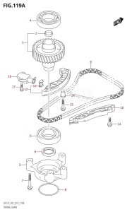 DF150 From 15002F-510001 (E01 E40)  2015 drawing TIMING CHAIN