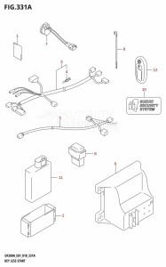 DF250Z From 25003Z-810001 (E40)  2018 drawing KEY LESS START (DF200AT:E01)