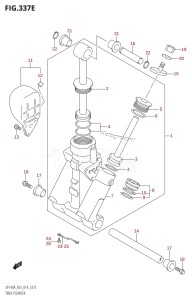 DF140A From 14003F-310001 (E03)  2013 drawing TRIM CYLINDER (DF140AZ:E03)