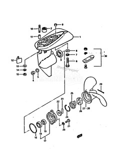 DT3.5 From 0351-100000 ()  1988 drawing GEAR CASE