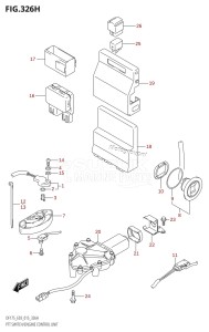 DF150Z From 15002Z-510001 (E03)  2015 drawing PTT SWITCH /​ ENGINE CONTROL UNIT (DF175ZG:E03)