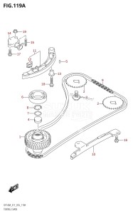 DF140AZ From 14003Z-610001 (E03)  2016 drawing TIMING CHAIN