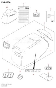 DT9.9 From 00993K-310001 (P36 P40)  2013 drawing ENGINE COVER (DT9.9:P40)