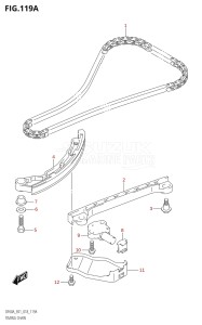 06003F-810001 (2018) 60hp E01 E40-Gen. Export 1 - Costa Rica (DF60AVT  DF60AVTH) DF60A drawing TIMING CHAIN