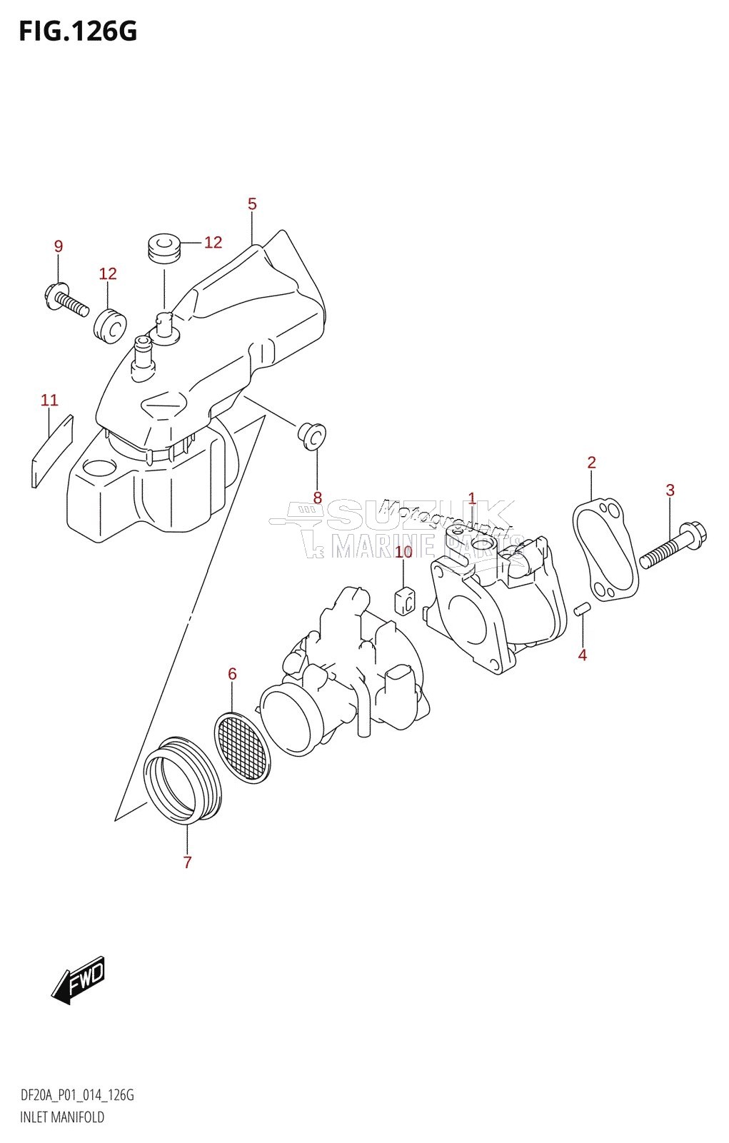 INLET MANIFOLD (DF20A:P01)