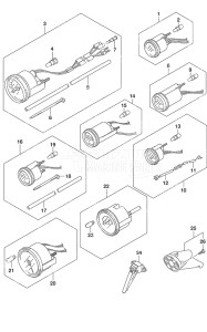 Outboard DF 200A drawing Meter