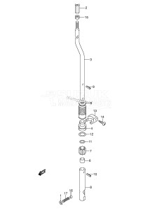 DF30 From 03001F-780001 ()  2007 drawing SHIFT ROD