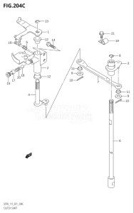 11501Z-980001 (2009) 115hp E01 E40-Gen. Export 1 - Costa Rica (DF115WZK9  DF115ZK8  DF115ZK9) DF115Z drawing CLUTCH SHAFT (K6,K7,K8,K9,K10,011)