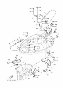 F350AETX drawing BOTTOM-COVER-2